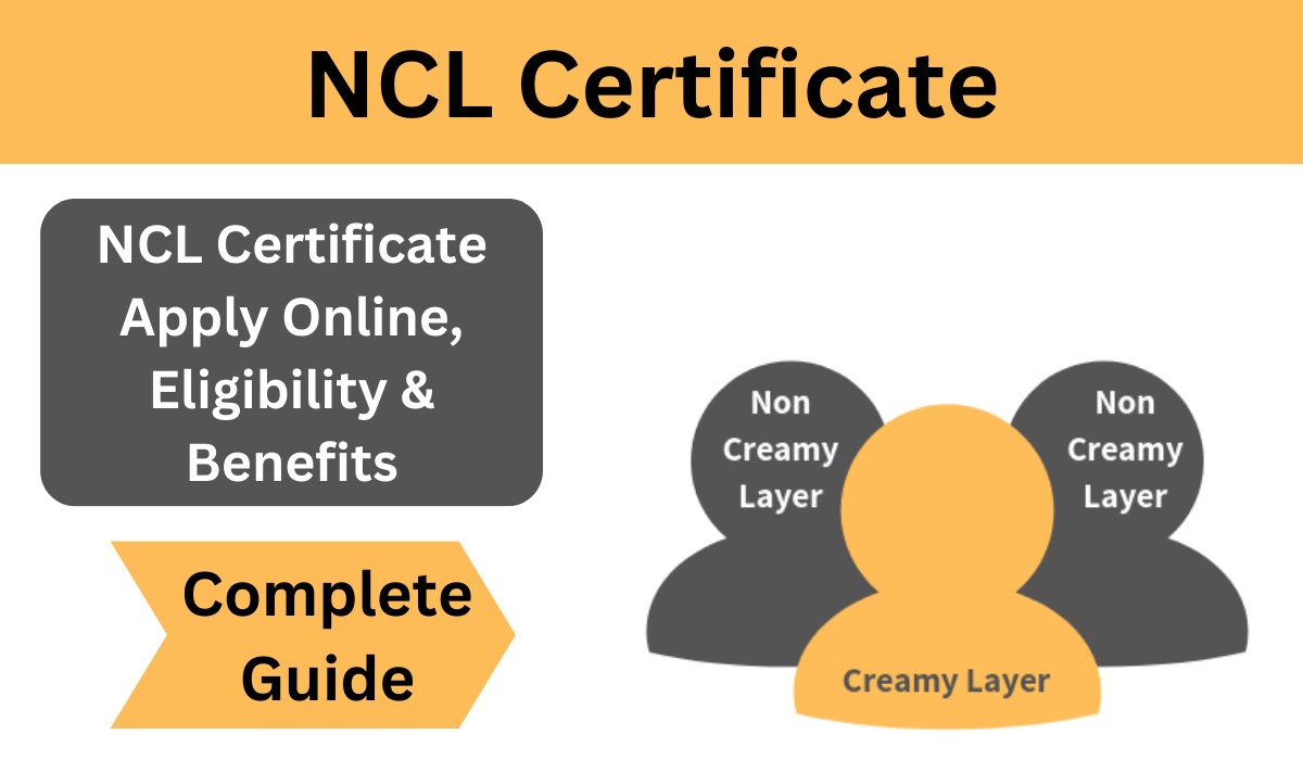 NCL Certificate Kya Hota Hai? Complete Guide on NCL Certificate Apply Online, Eligibility & Benefits
